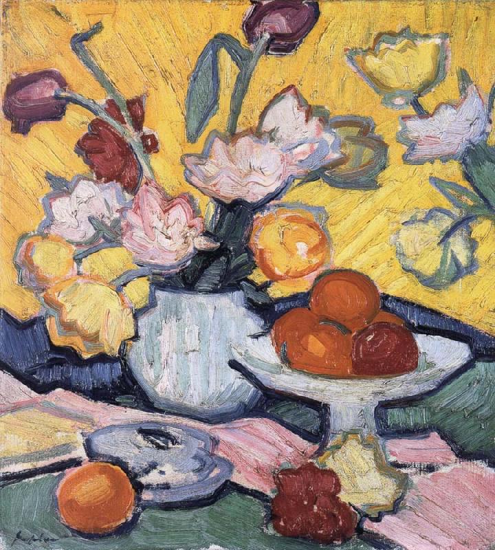 Samuel John Peploe Tulips and Cup Germany oil painting art